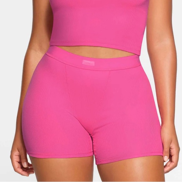 Skims Cotton Rib Boxer - Picture 1 of 4